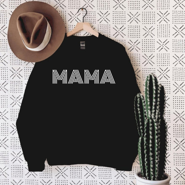 Mama sweatshirt brunette online the label