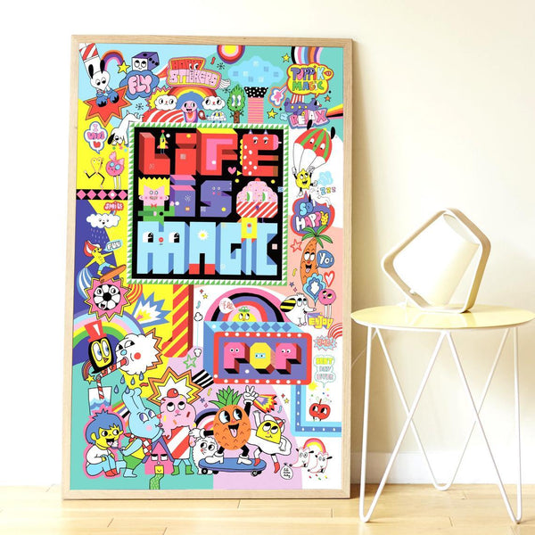 Poppik Discovery Poster + Stickers - Botanic