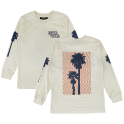 Palm Tree Vibes L/S Tee - Little Nomad