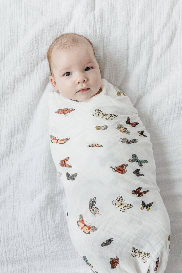 Butterfly Migration Swaddle - Little Nomad