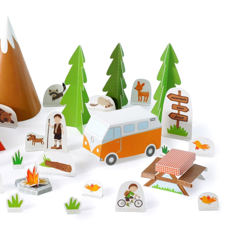 Camping Paper Toy - Little Nomad