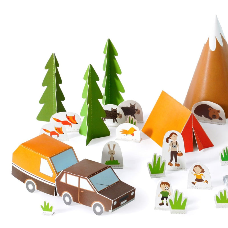 Camping Paper Toy - Little Nomad