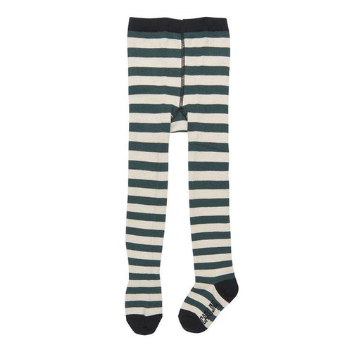 Green white striped outlet tights