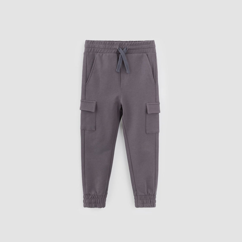 Charcoal Cargo Joggers - Little Nomad