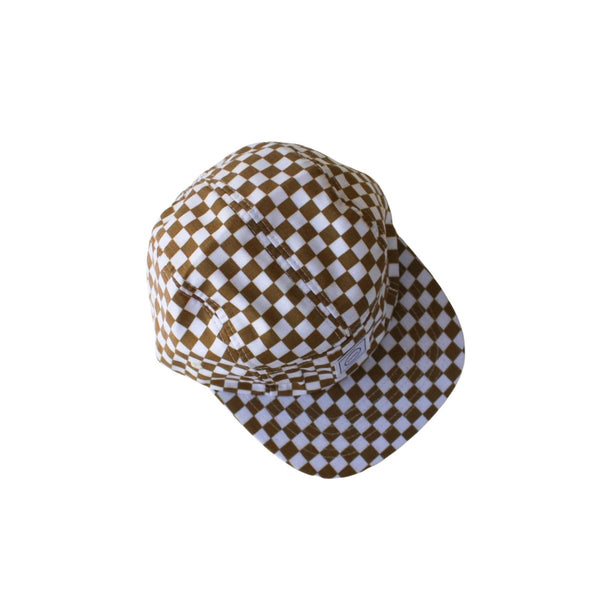 Five-Panel Hat | Copper Check - Little Nomad