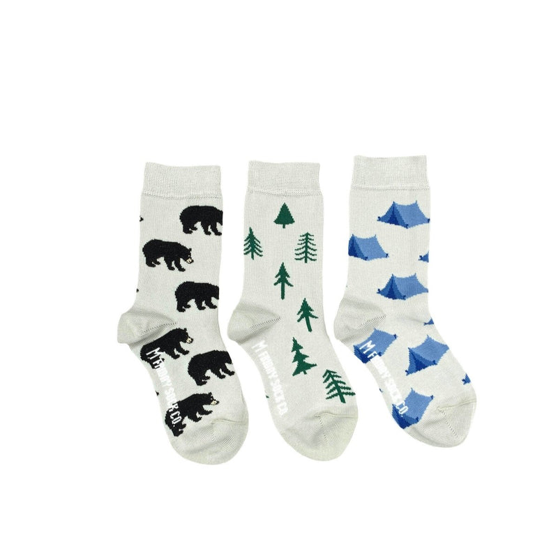 Friday Sock Co | Tent, Tree & Bear Kid's Socks - Little Nomad