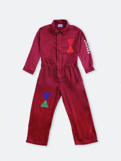 Bobo Choses - Geometric Woven Overalls - Little Nomad