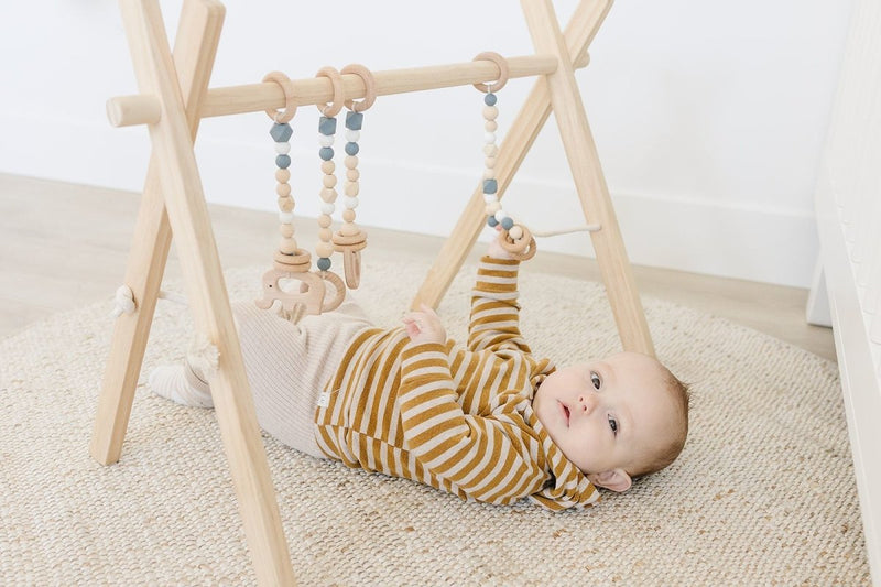 Grey Baby Gym Toys - Little Nomad