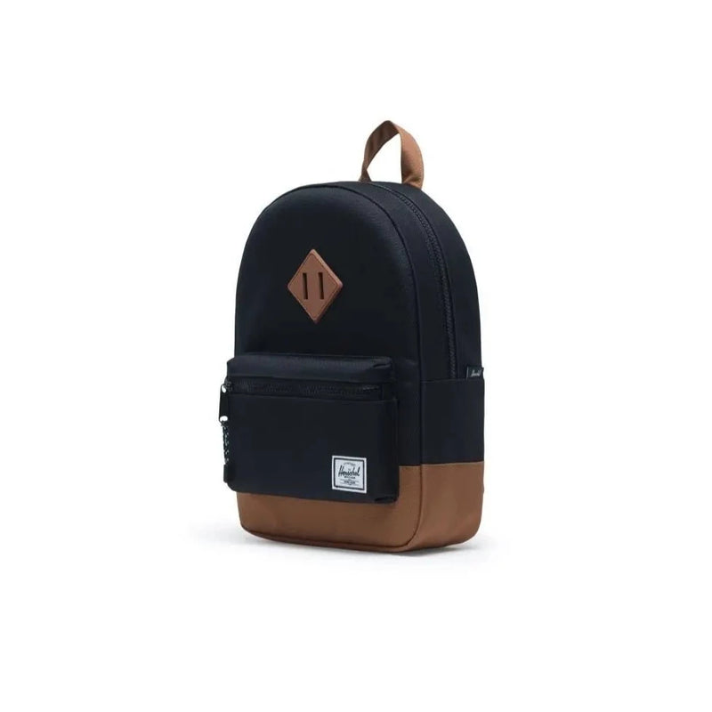 Herschel Heritage Kid's Backpack | Black/Saddle Brown - Little Nomad