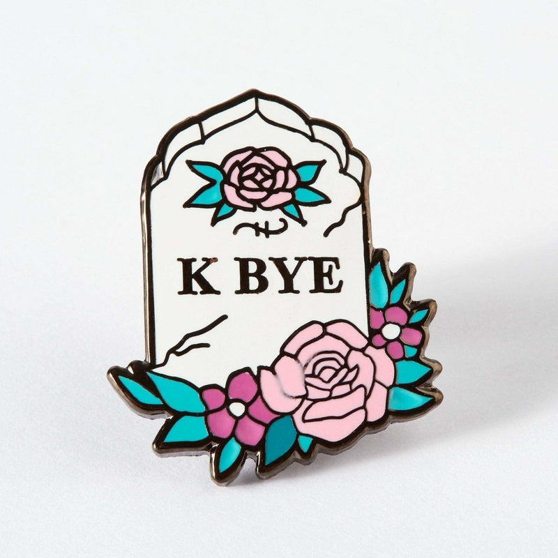 K - Bye Enamel Pin - Little Nomad