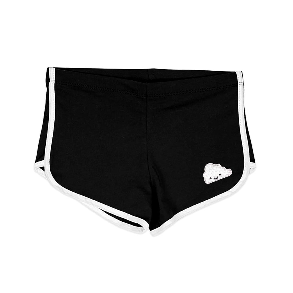 black girls running shorts