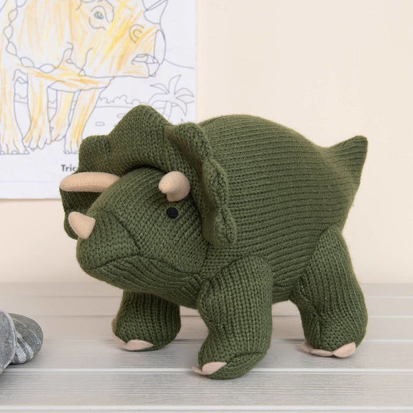 Triceratops Dinosaur Plush Toy - Little Nomad