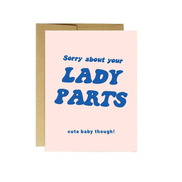 Lady Parts Baby Card - Little Nomad