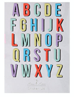 Meri Meri Alphabet Stickers - Little Nomad