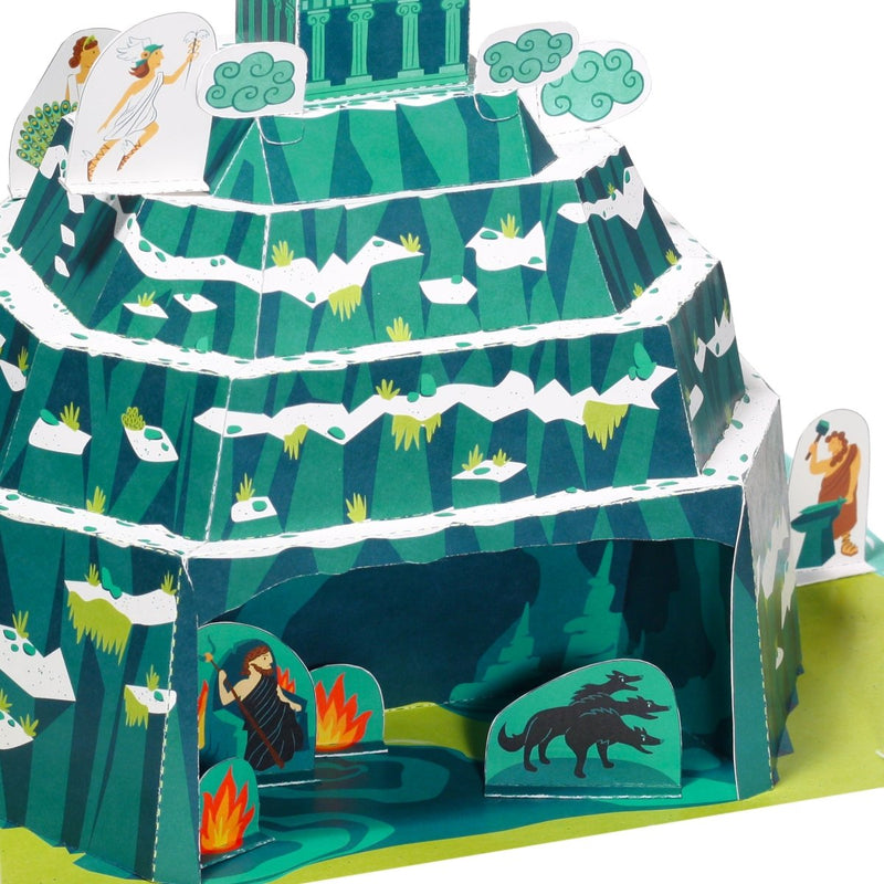 Mount Olympus Paper Toy - Little Nomad