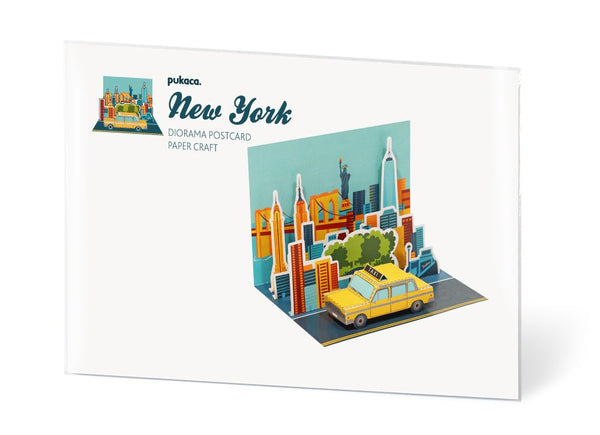 New York Diorama Postcard - Little Nomad