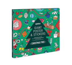 OMY Sticker Poster - Christmas Tree - Little Nomad