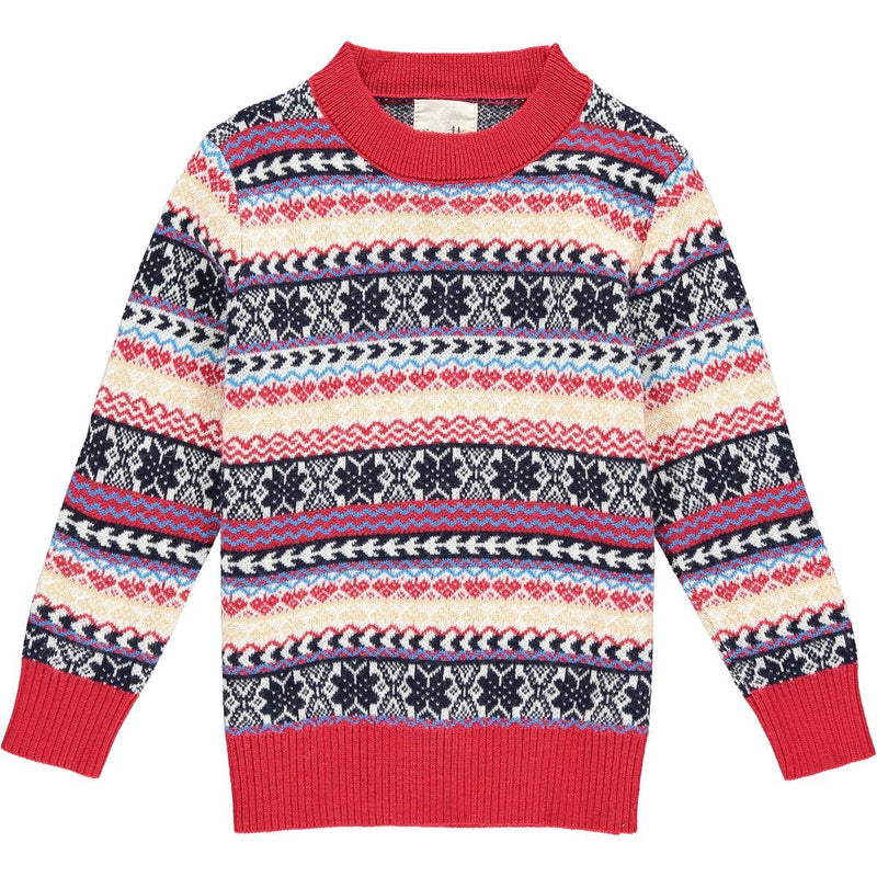 Oslo Sweater - Red - Little Nomad