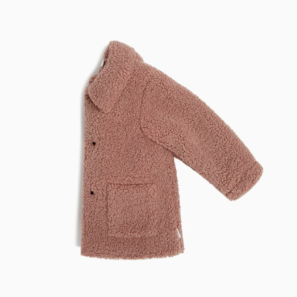 Sherpa Coat | Dusty Pink