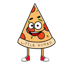 Pizza with Pep Sticker - Little Nomad