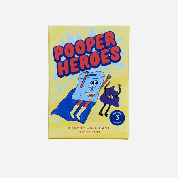 Pooper Heroes | A Family Card Game - Little Nomad