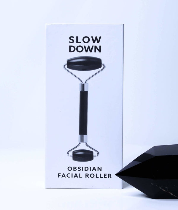 Slow Down - Obsidian Facial Roller - Little Nomad