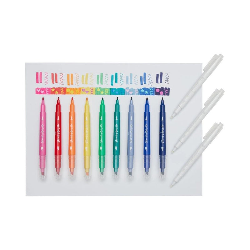 Stamp-A-Doodle Double-Ended Markers - Little Nomad