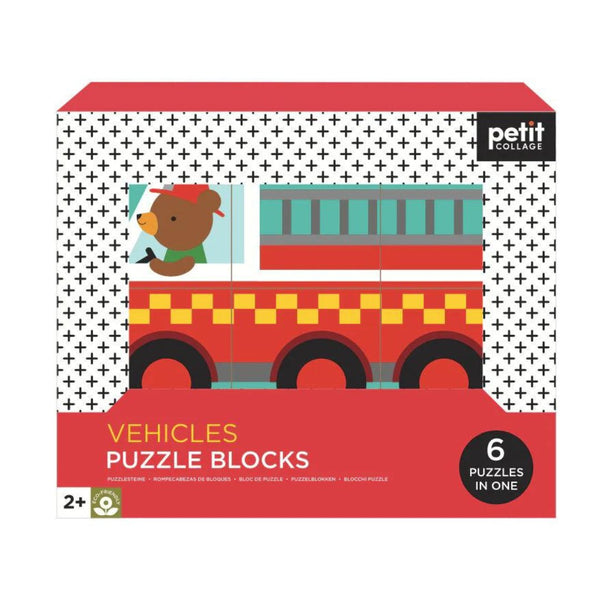 Vehicles Puzzle Blocks - Little Nomad