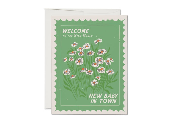 Wild World Baby Greeting Card - Little Nomad