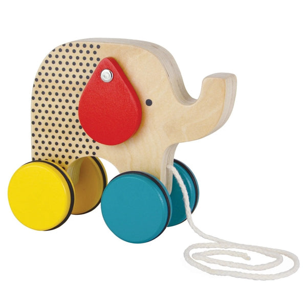 Wooden Elephant Pull Toy - Little Nomad