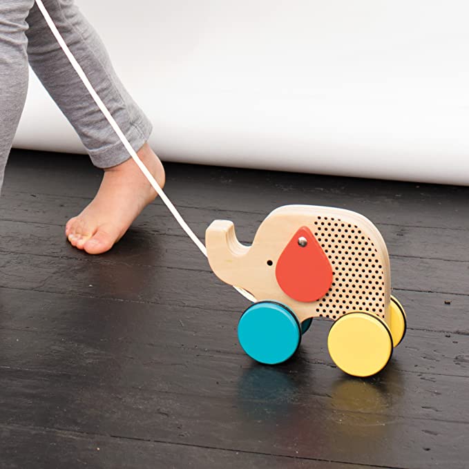Wooden Elephant Pull Toy - Little Nomad